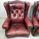 Chesterfield sofa and armchair