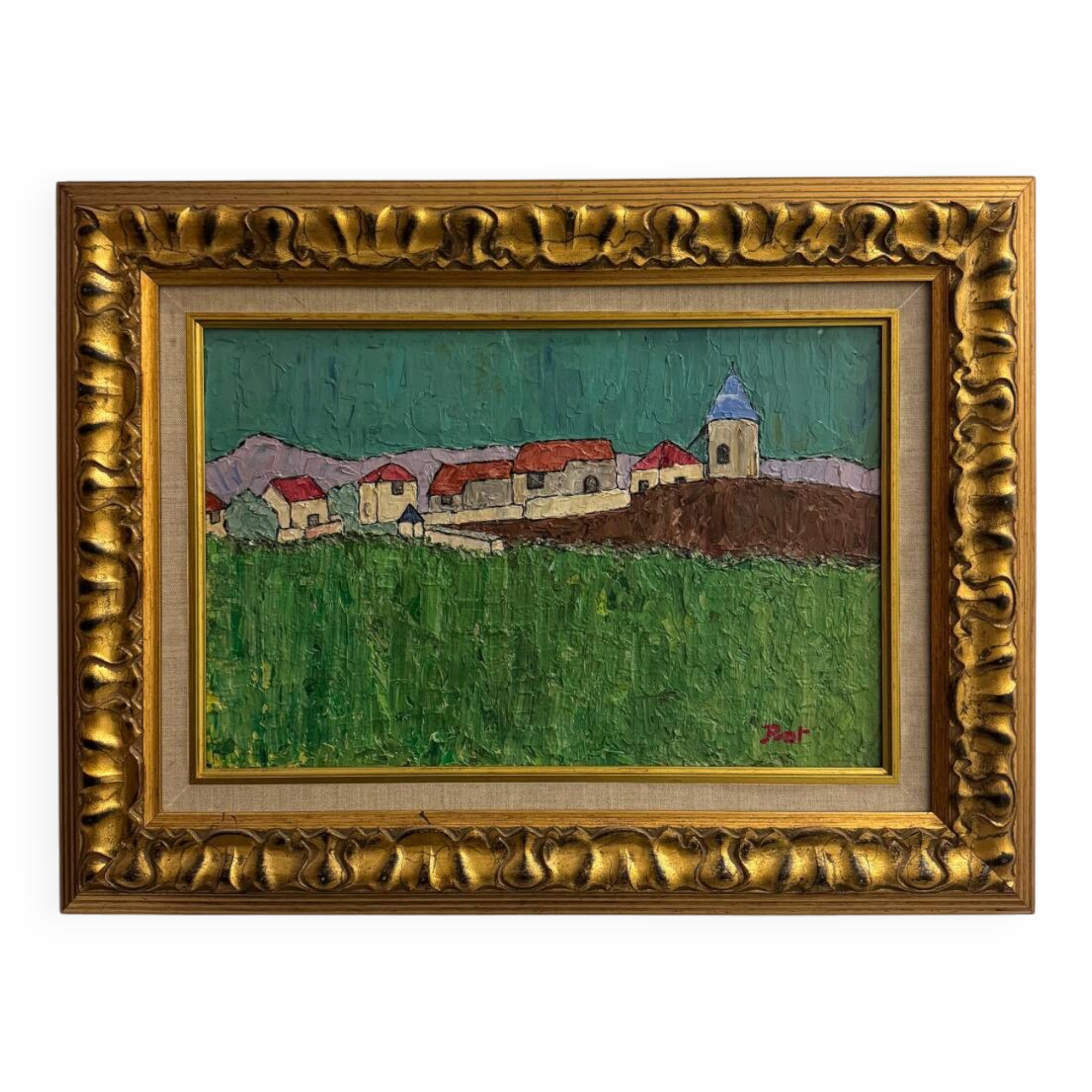 Post-Impressionist landscape painting
