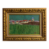 Tableau paysage post impressionniste