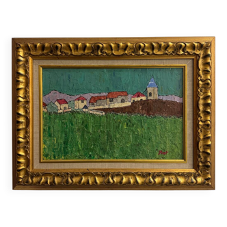 Post-Impressionist landscape painting