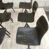 Set of 6 Dutch design and vintage chairs S22