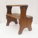 Wooden step stool vintage country decoration