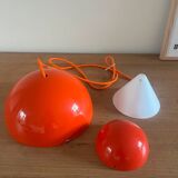 Vintage enamel lamp Louis Poulsen Flowerpot - Verner Panton - VP1