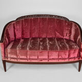Art Deco Salon by Paul Follot in pink velvet, circa 1920
