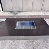 Coffee table in the style of Willy Rizzo Italian Design 1970.