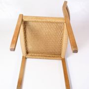 Ensemble de cinq chaises de salle à manger modèle 401 en chêne par Jørgen H. Møller