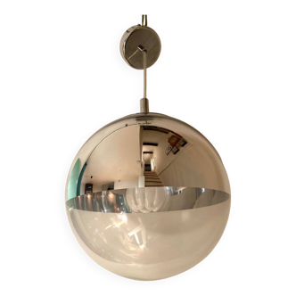 Lampe vintage lampe a suspension boule verre miroir