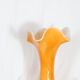 LARGE ARTISANAL ORANGE GLASS VASE
