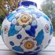 Longwy ball vase
