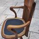 oak office chair