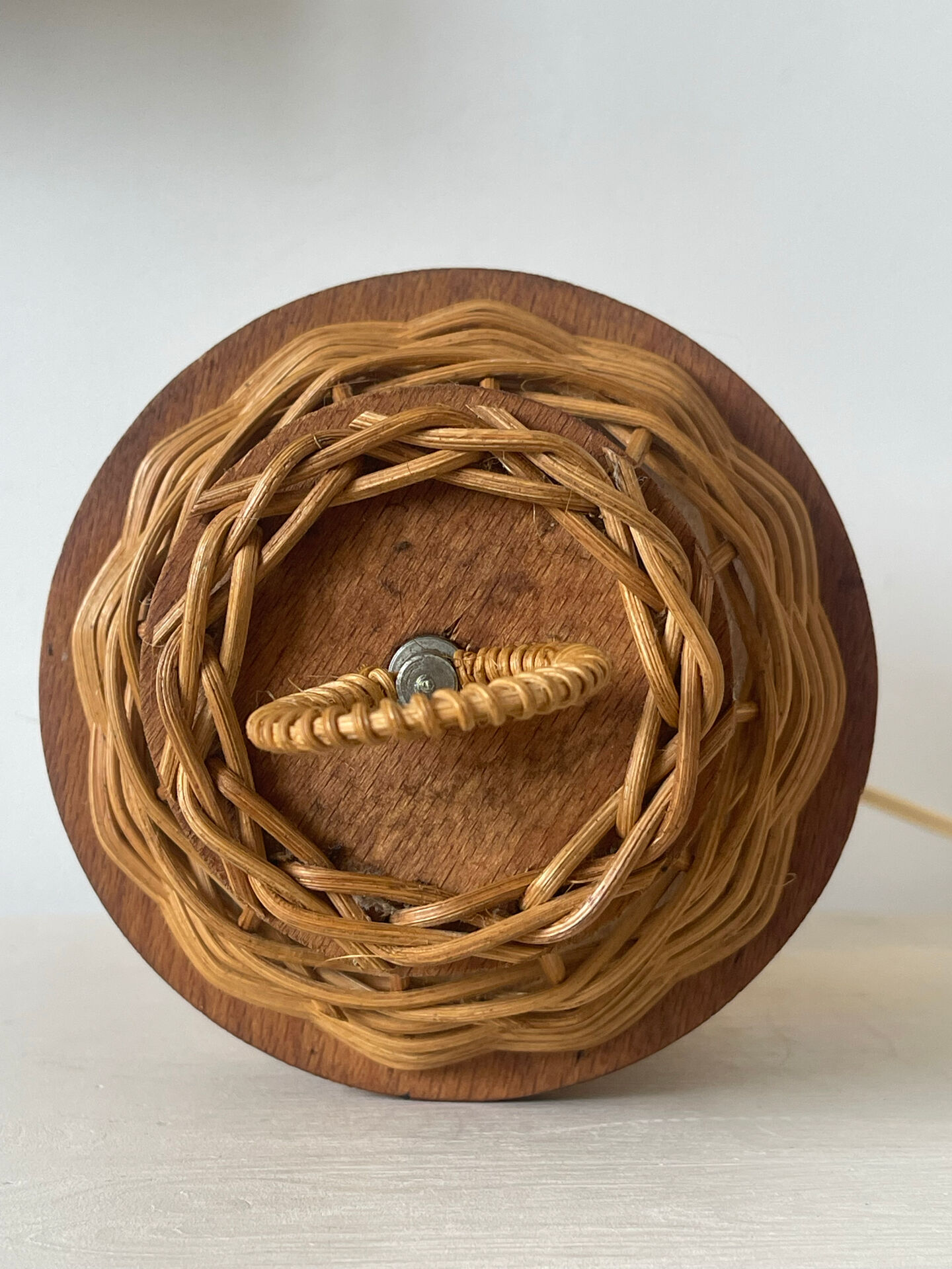 Lampe artisanale 1970