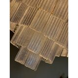Diamond Strips “Listelli” Murano Glass Flush Mount