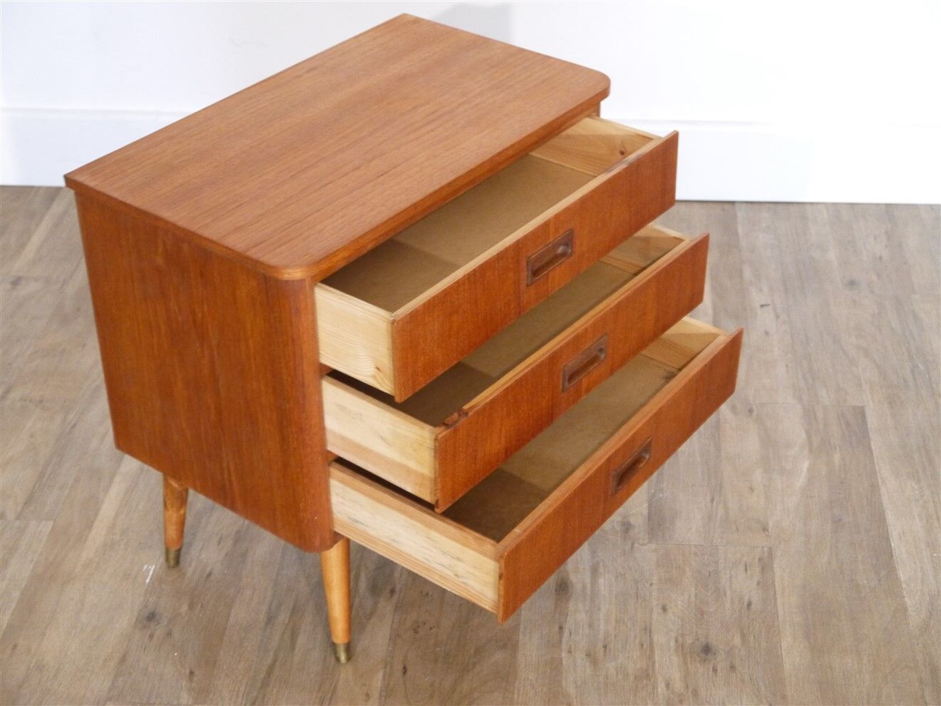 Scandinavian vintage teak chest of drawers 1960
