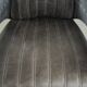Cow leather aviator design armchair finished with aluminium and rivets
