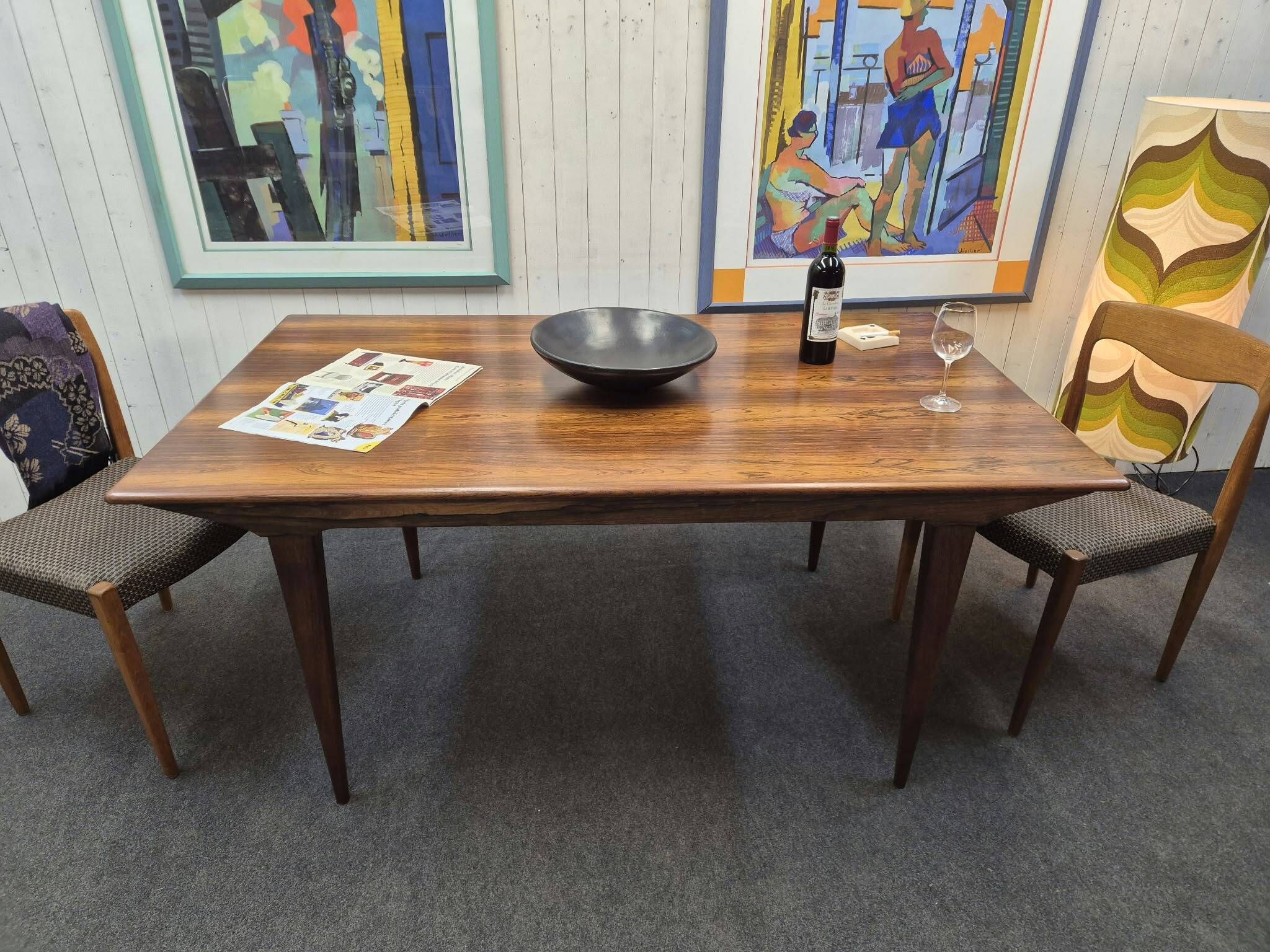 Scandinavian rosewood table malora