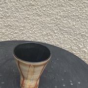 Vase en céramique émaillée hohr made in germany numéroté design et vintage