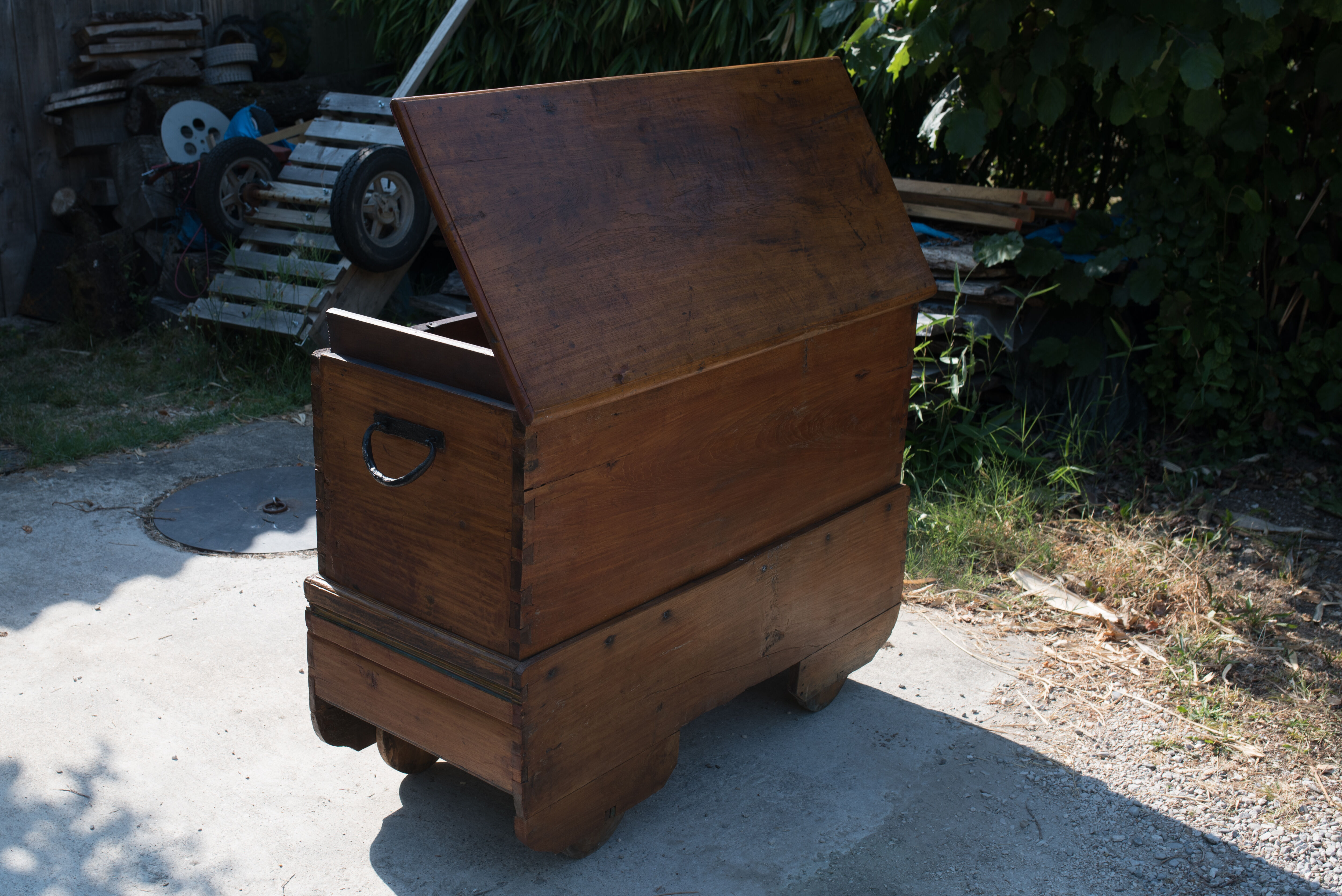 Massive teak balinese wedding box
