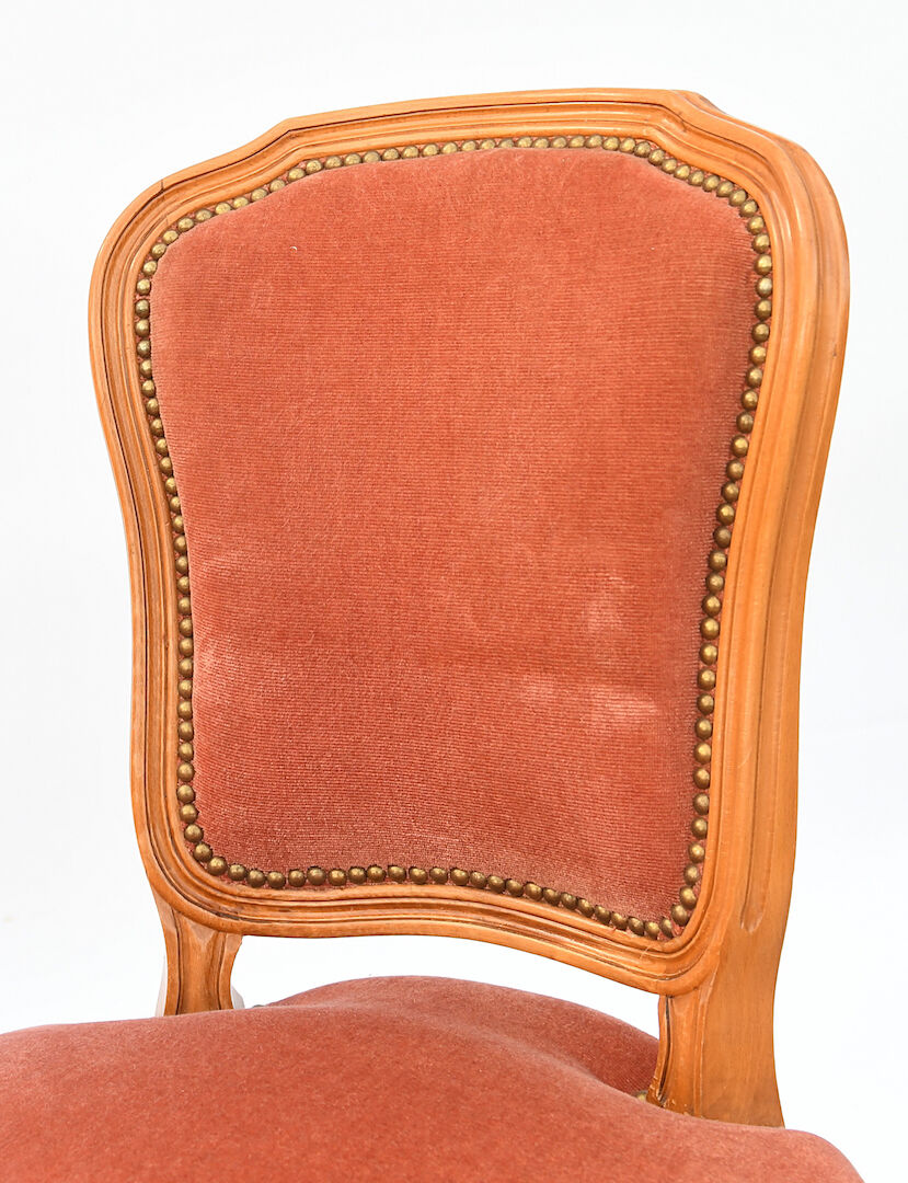 Paire de chaises de style Louis XV