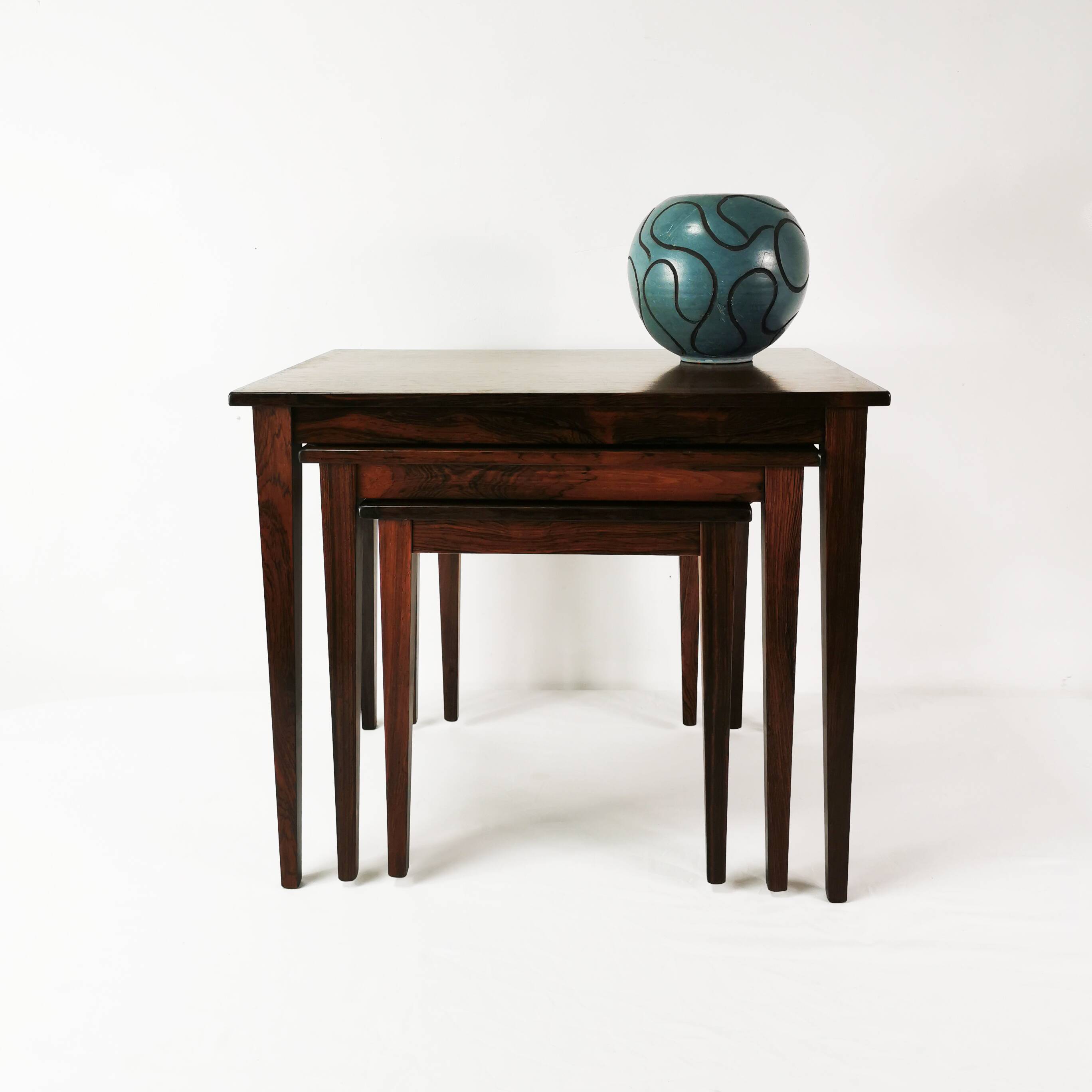 Mid Century modular table set, KFF, Denmark 1960s