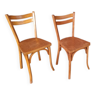 Set of 2 Baumann bistro chairs n56