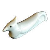 White porcelain knife holder the bird