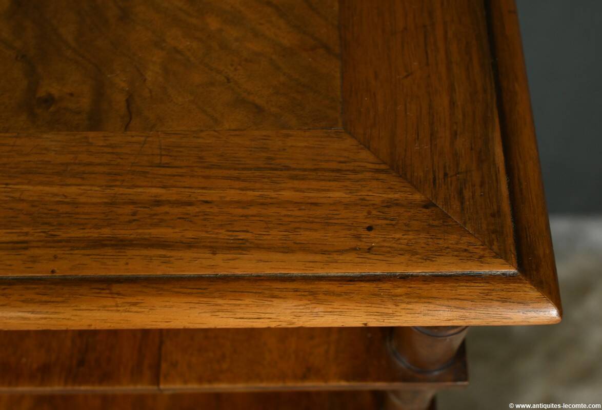 Revolving Walnut Bookcase, stamped G.Lancelin – 1900