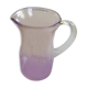 Pichet en verre rose