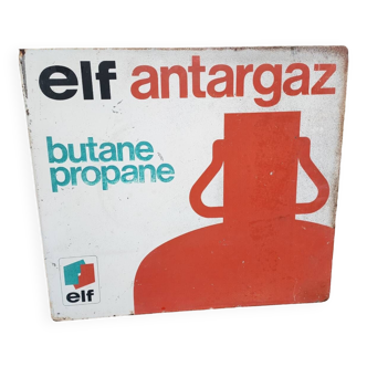 Elf Antargaz sheet metal plate