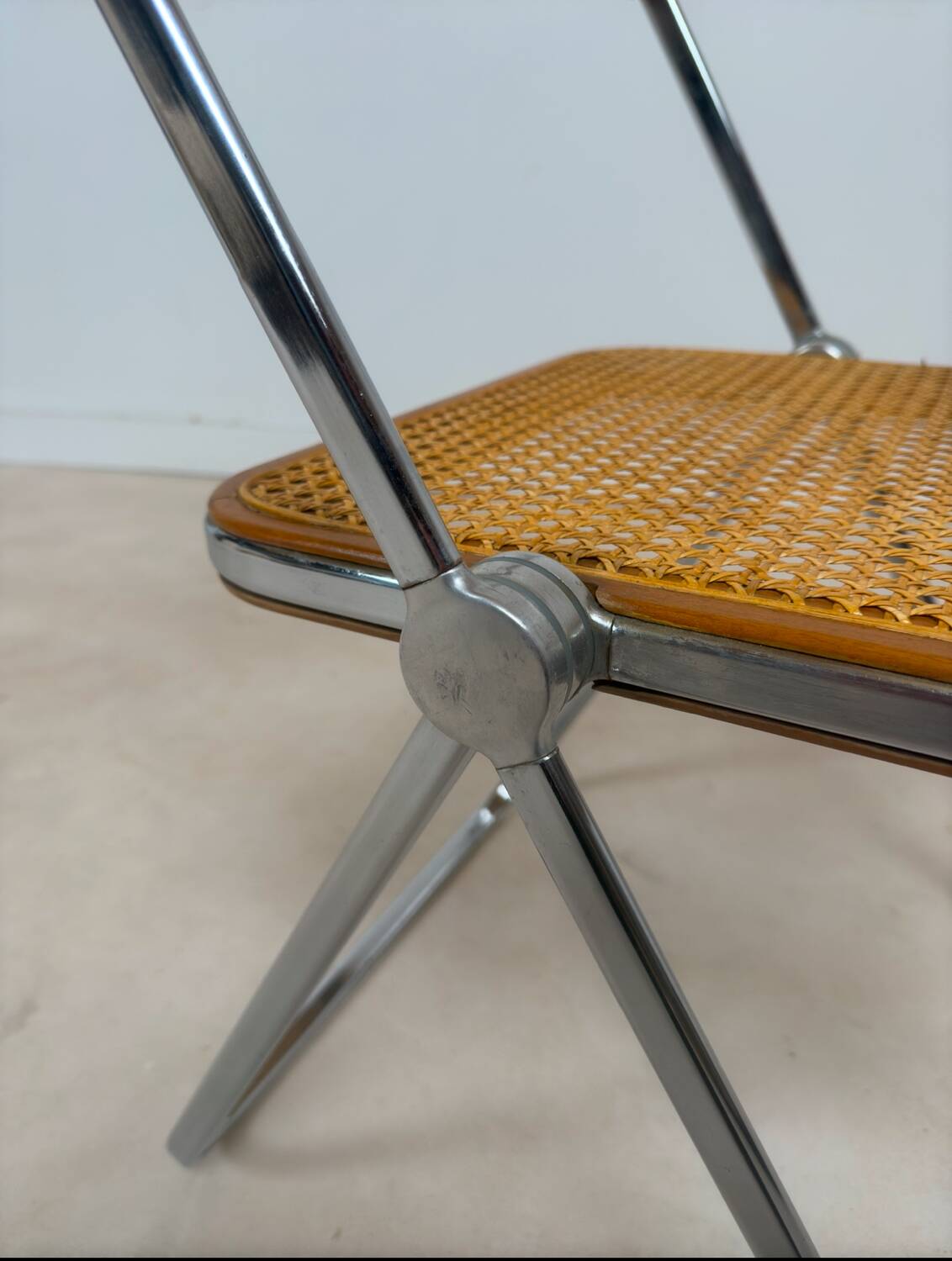 Ensemble de 5 chaises « Plia » par Giancarlo Piretti pour Castelli