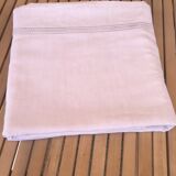 Antique linen linen linen large monogram AA and hand embroidered day lines
