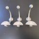 Vintage metal coat hooks