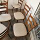 Set de 6 chaises bistrots Hiller, vers 1960