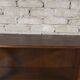 Vintage two-body display cabinet in oak from the 1950s.