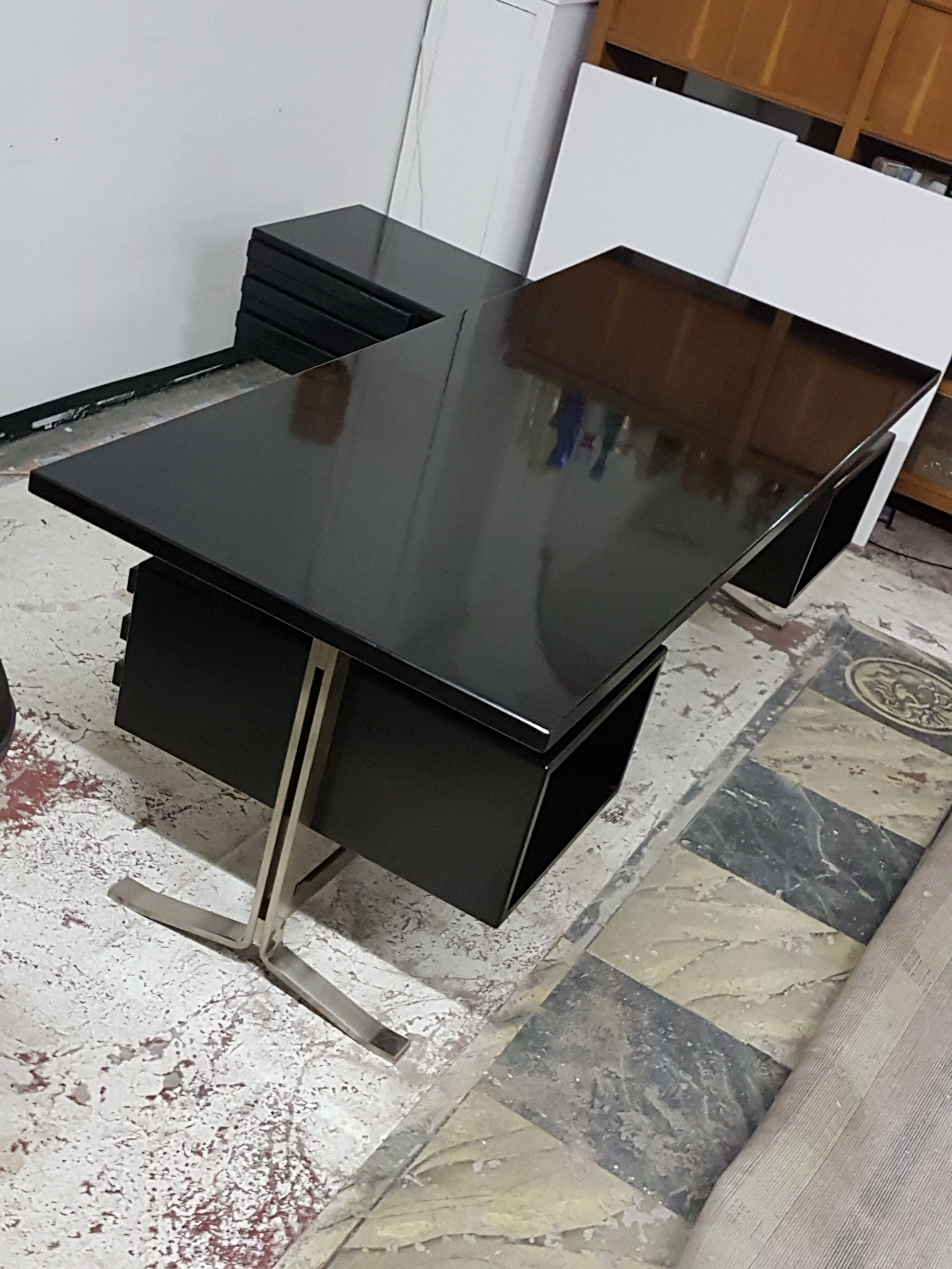 Bureau de ministre design de Gianni Moscatelli pour Formanova années 70