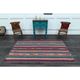 1970s Vintage Turkish Oushak Handmade Wool Cotton Purple Area Rug 137x218