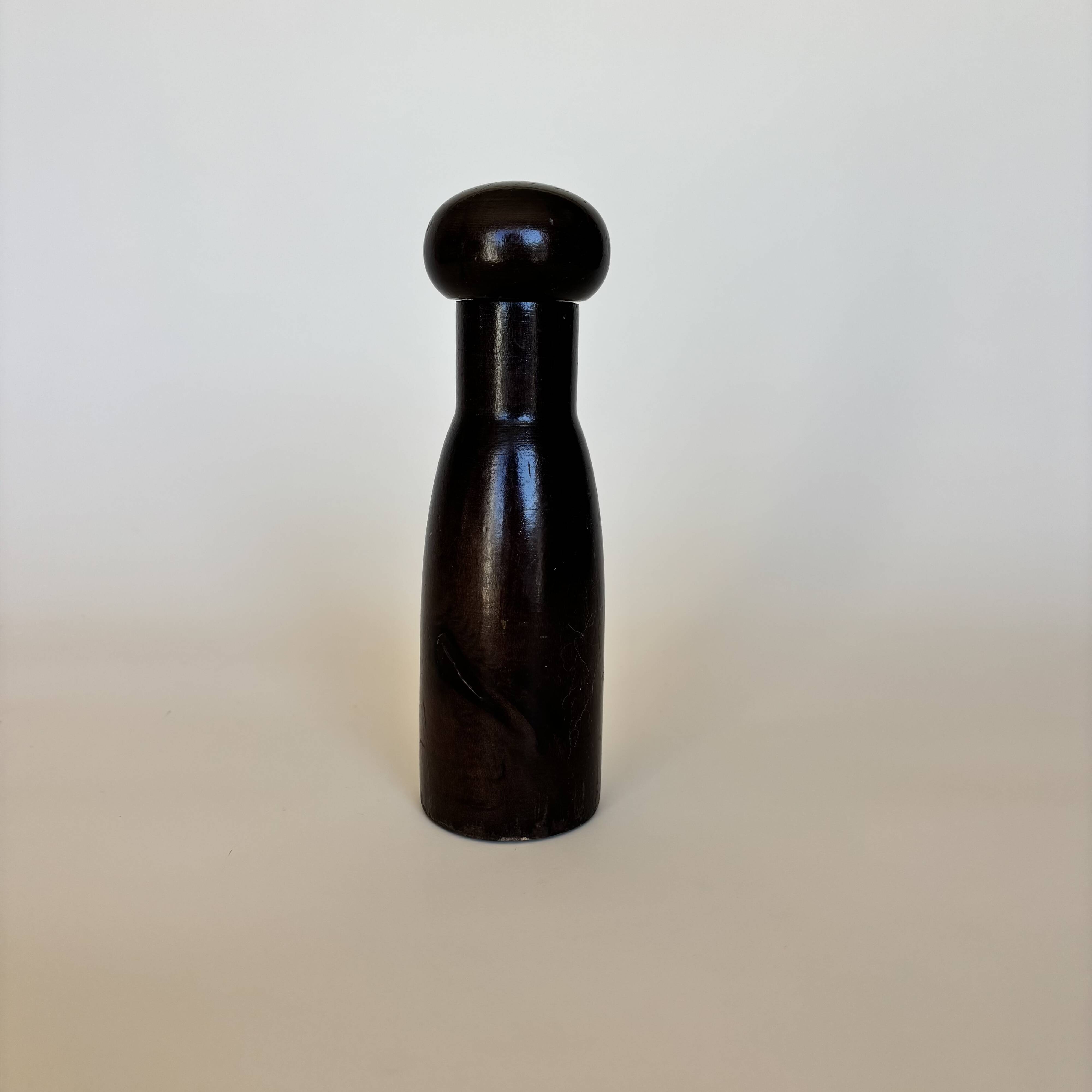 Vintage wooden pepper mill
