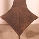 Three Topoke African Sword Coins on Base