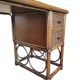 Vintage rattan desk