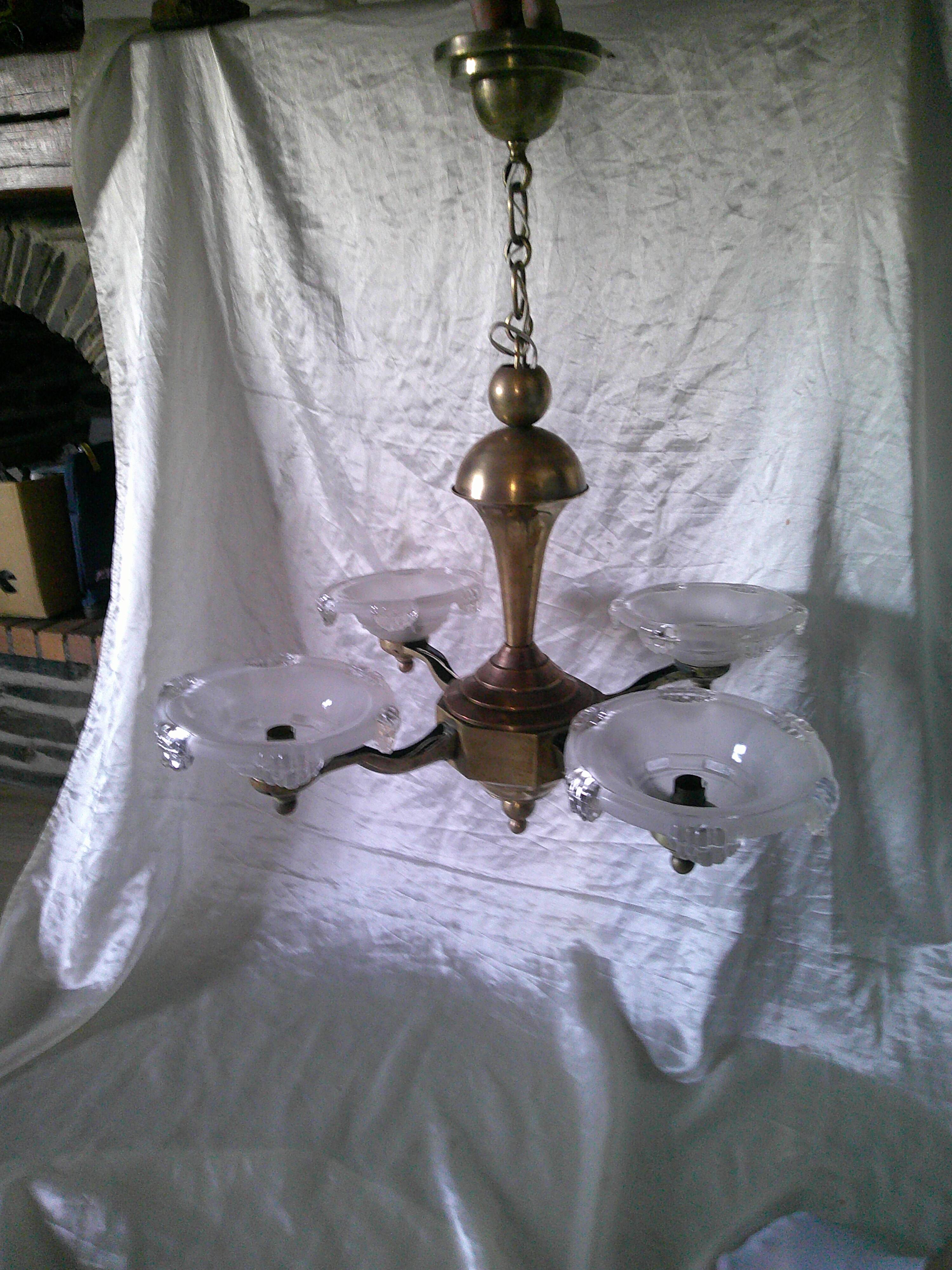 Art Deco chandelier from the 40s