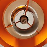 Hanging lamp model ‘Nova’ designed by Jo Hammerborg for Danish Fog&Mørup 1963 in copper