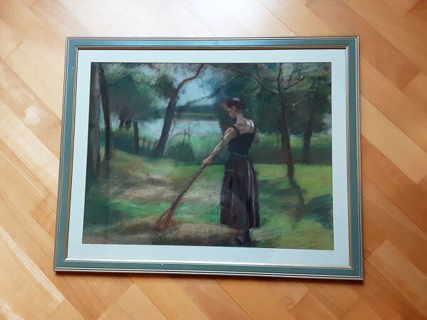 Jeune fille dans le parc