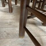 Vintage chairs by Georges Robert straw - set of 6