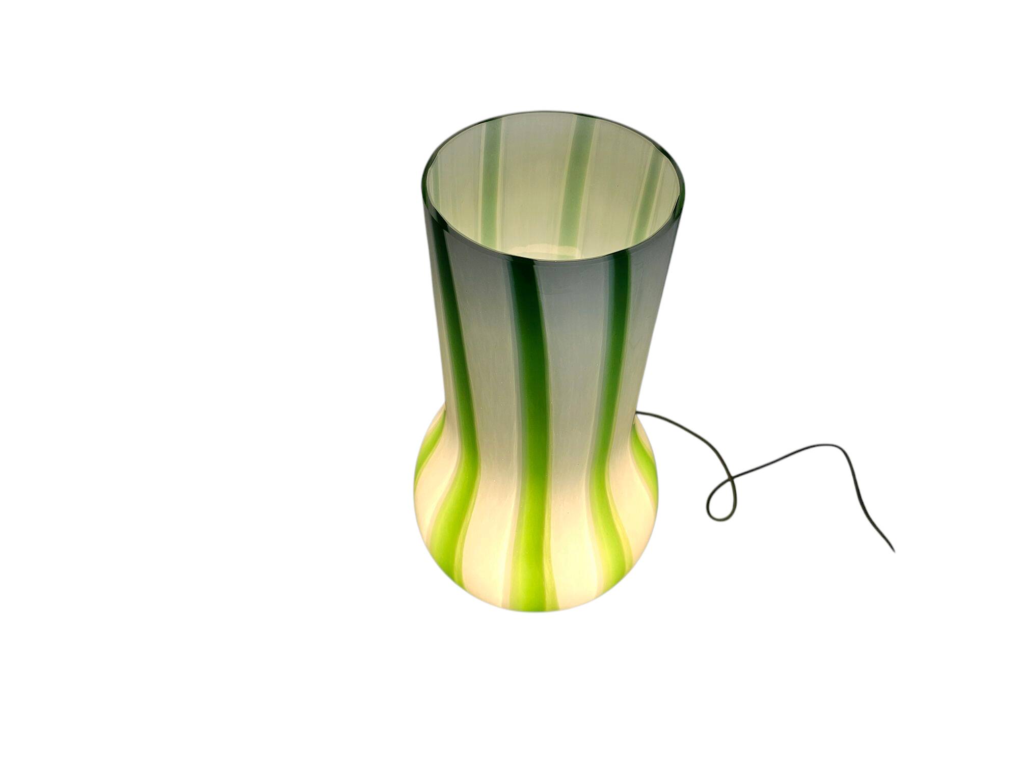 Hala Zeist - 'Candy stick/Lollipop lamp; - Murano glass - table lamp - 80's
