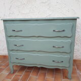 Commode vert sauge