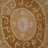 Vintage Turkish hand-knotted rug 133x154 cm