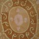 Vintage Turkish hand-knotted rug 133x154 cm