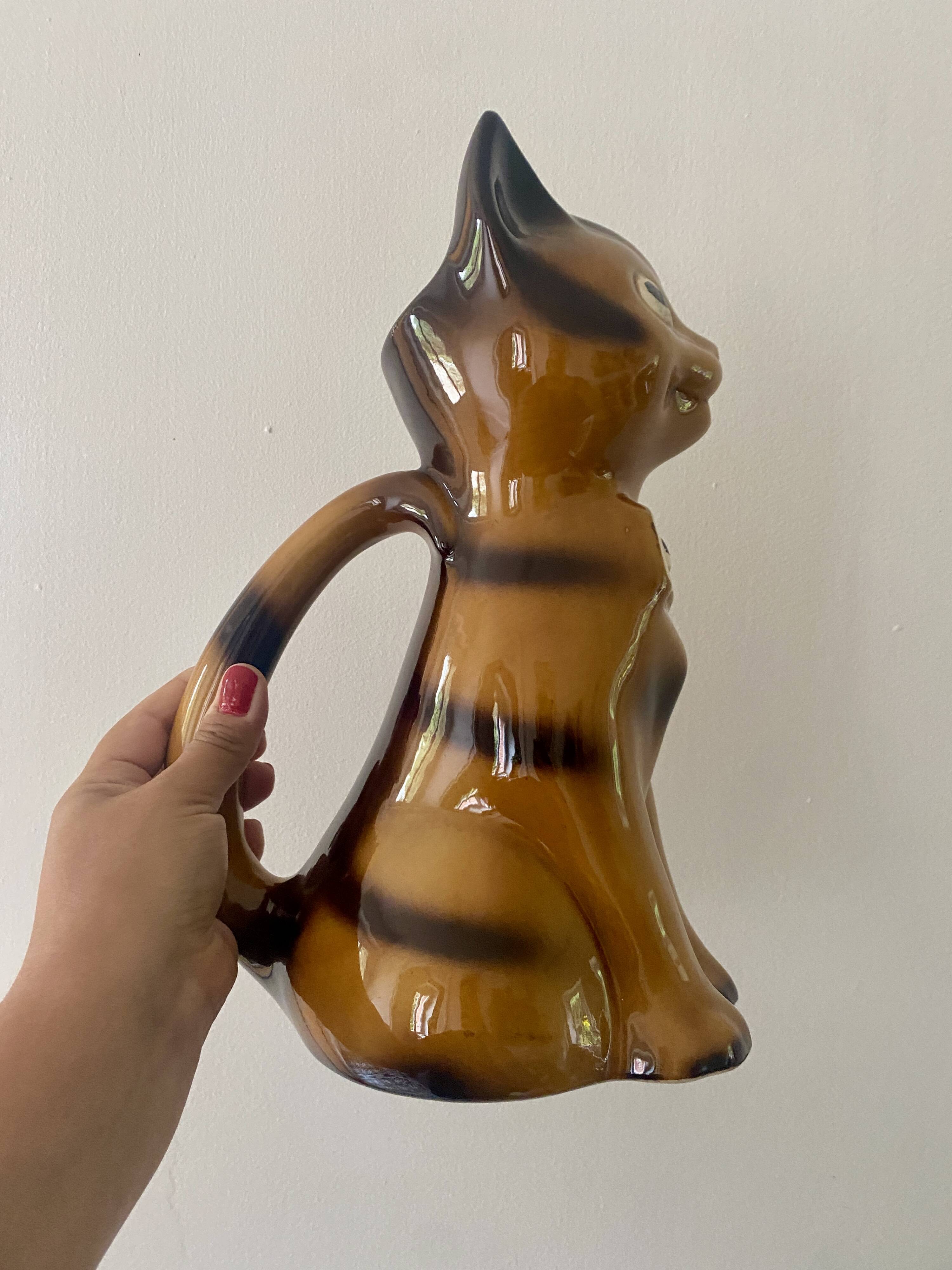 Vintage cat-shaped pitcher