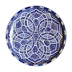 Blue glazed ceramic bowl