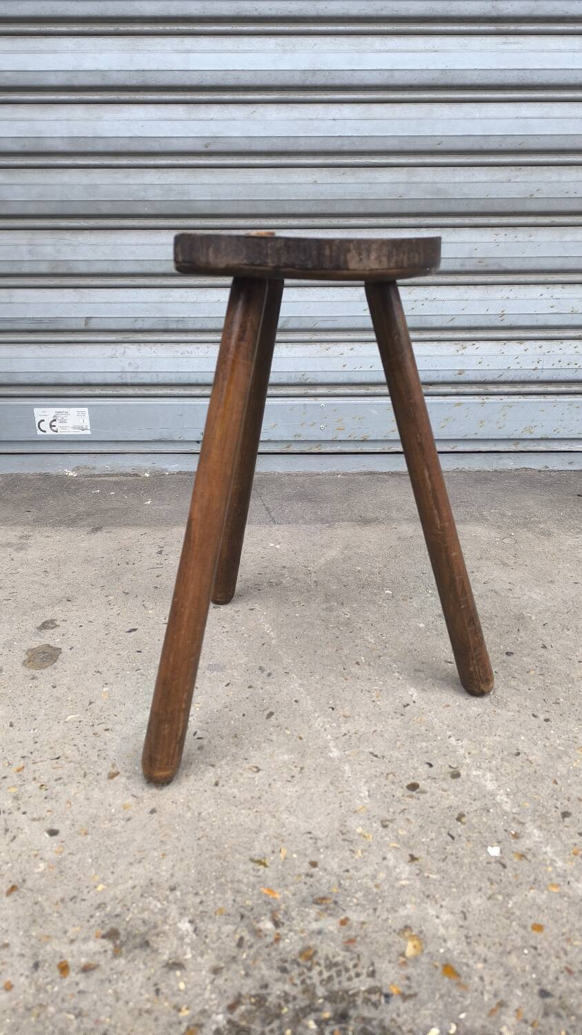Wooden tripod stool 1960