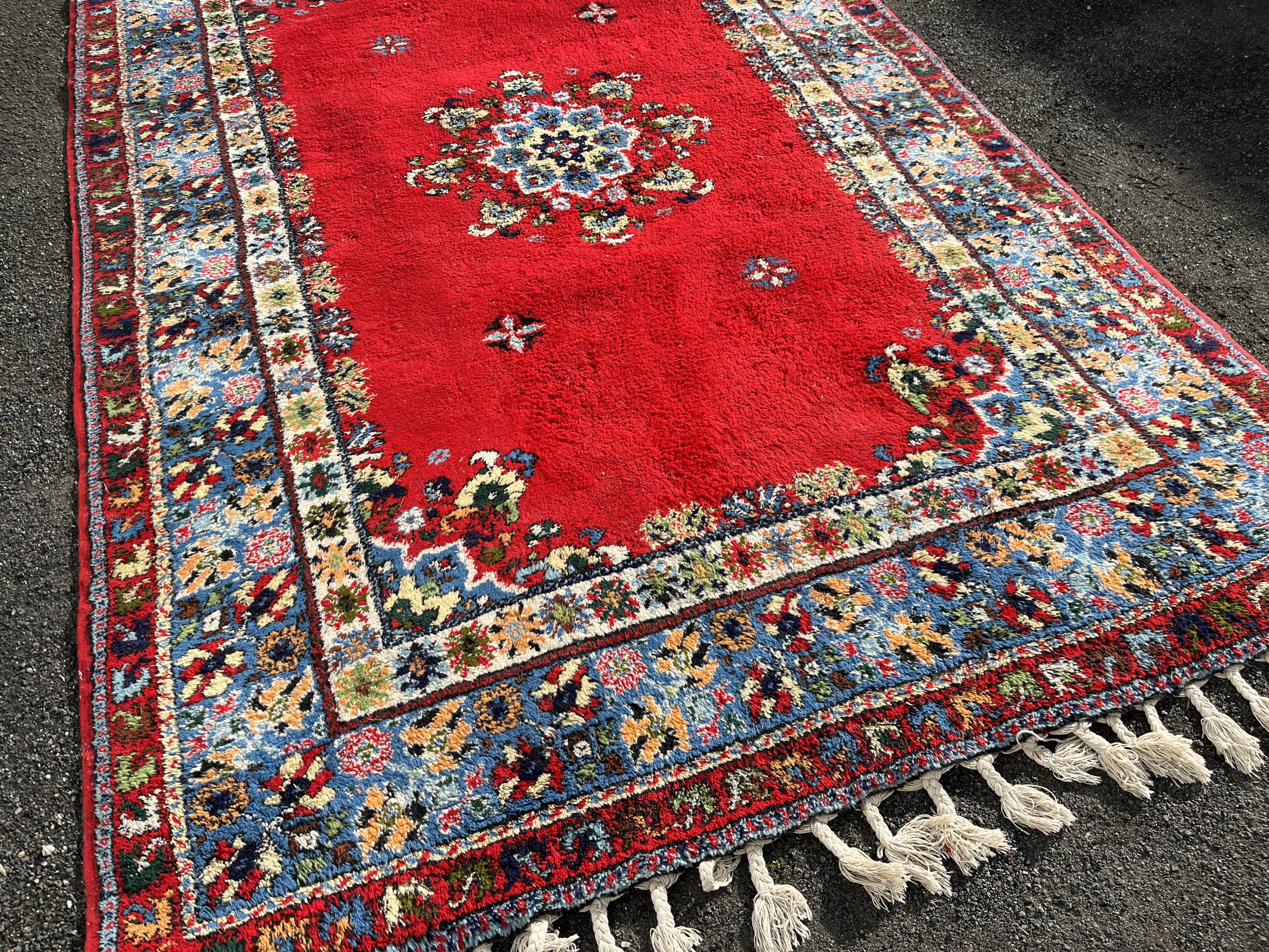 Large antique Oriental carpet - Persian (Kashan/Tabriz) - 307 x 204 cm
